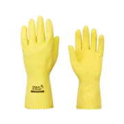 Luva de Latex Verniz Silver Slim Amarela