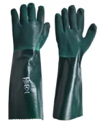 Luva de Pvc Aspera C/ Forro 65Cm Luva de Pvc Aspera C/ Forro 65Cm