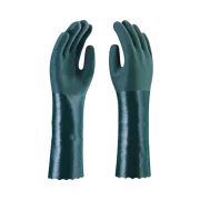 Luva de Pvc Verde 26Cm Aspera Sansafety
