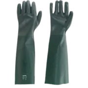 Luva de Pvc Verde 56Cm Cano Longo Tam 9.5 Vonder