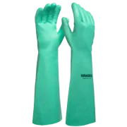 Luva Nitrilica S/Forro Verde 45Cm Handex