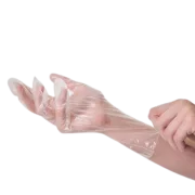 Luva Plastica Descartavel Polietileno C/100 Jersey