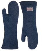 Luva Termica Grafatex Mao de Gato Azul 35Cm