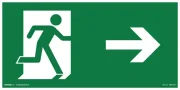 Placa Fotoluminescente Saida Direita S1 120X240Mm