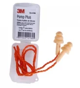 Protetor Auditivo Plug Pomp Plus Cordao Algodao 18Db 3M Protetor Auditivo Plug Pomp Plus Cordao Algodao 18Db 3M