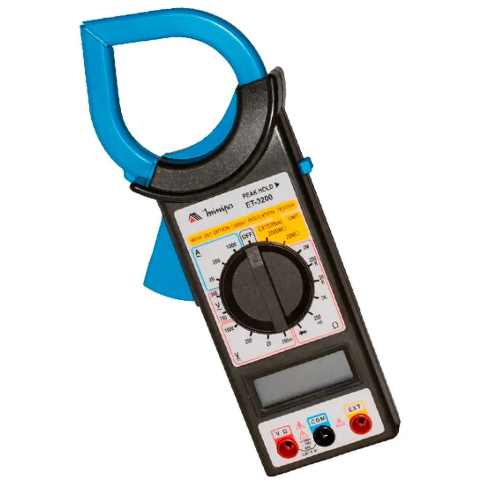Alicate Amperímetro Digital 50Mm Et-3200 - Minipa