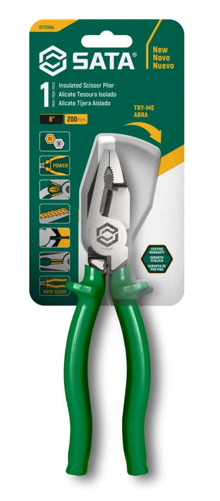 Alicate Corte Tesoura 8 St72504L Sata