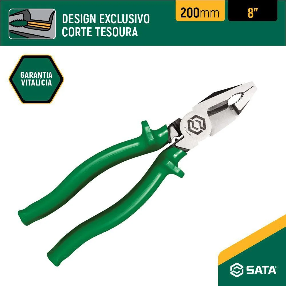 Alicate Corte Tesoura 8 St72504L Sata