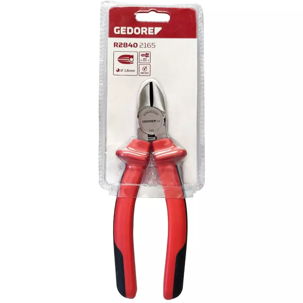 Alicate de Corte Diagonal 6.1/2" R28402165 Gedore Red