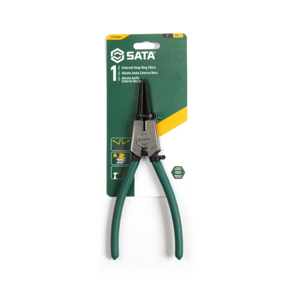 Alicate para Anéis Externos Reto 9" St72013St Sata