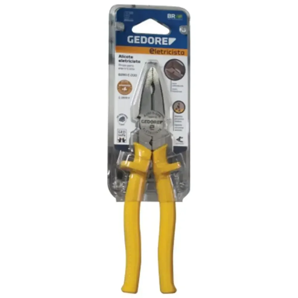 Alicate Universal Gedore de Eletricista 8" 029450
