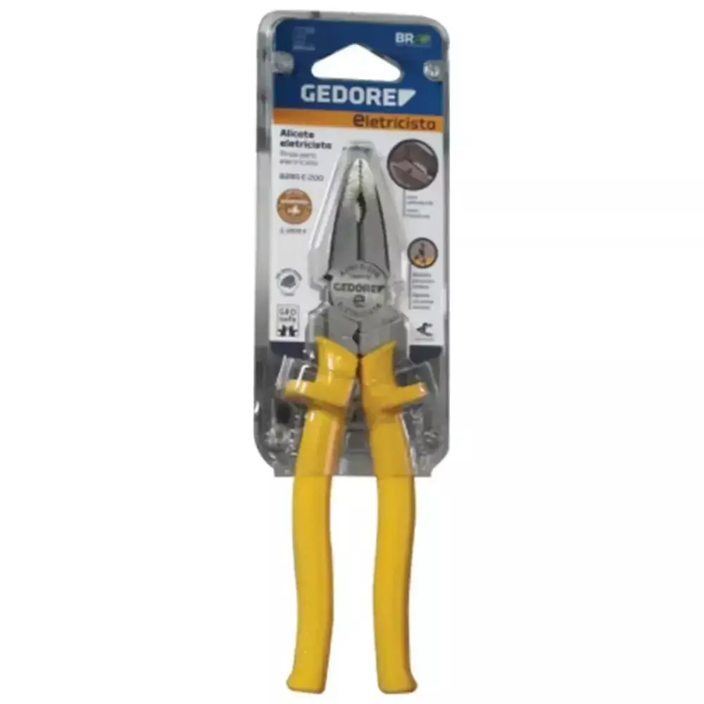 Alicate Universal Gedore de Eletricista 8" 029450