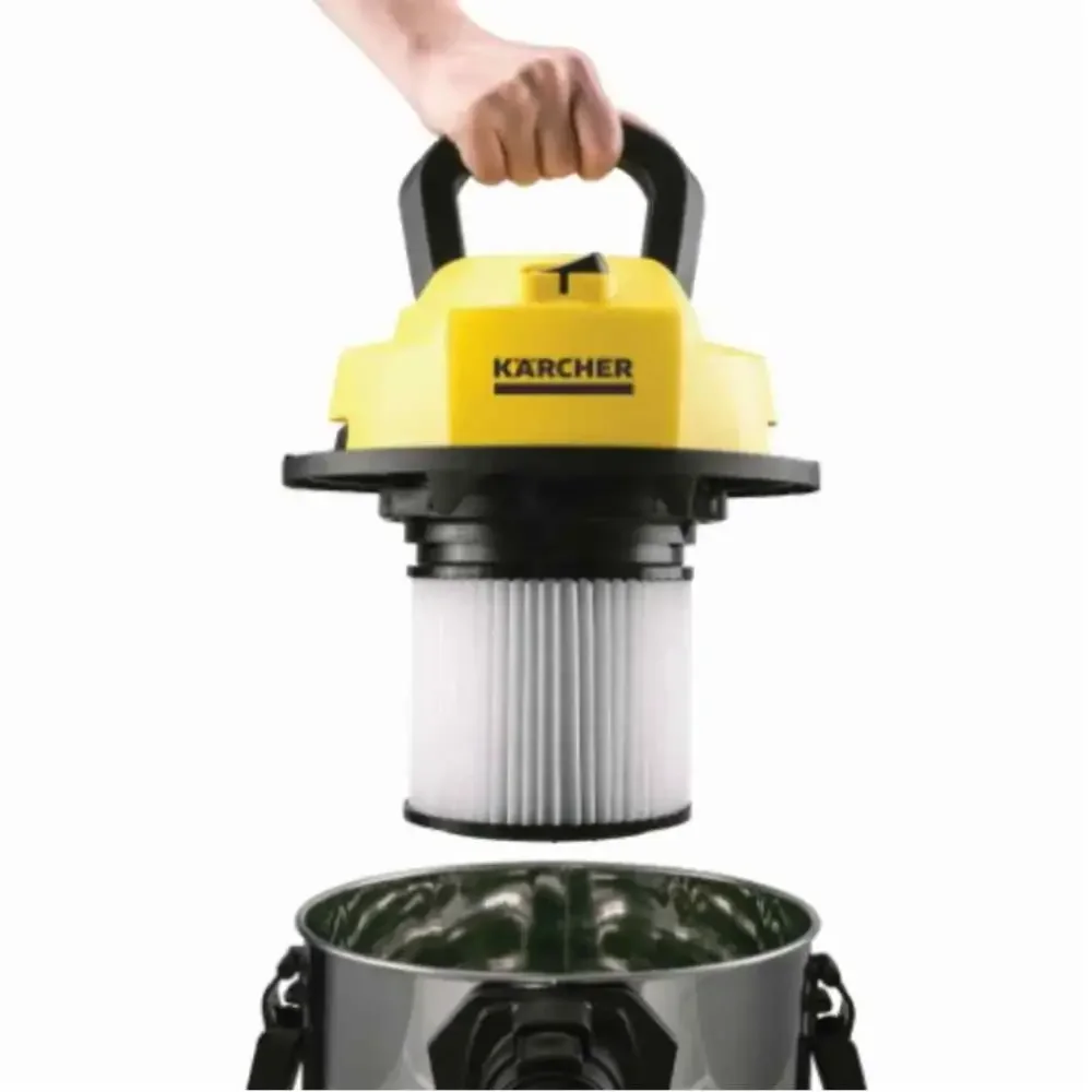 Aspirador Pó e Água Wdl1S 12L 1700W 220V com Filtro Hepa e Soprador - Karcher