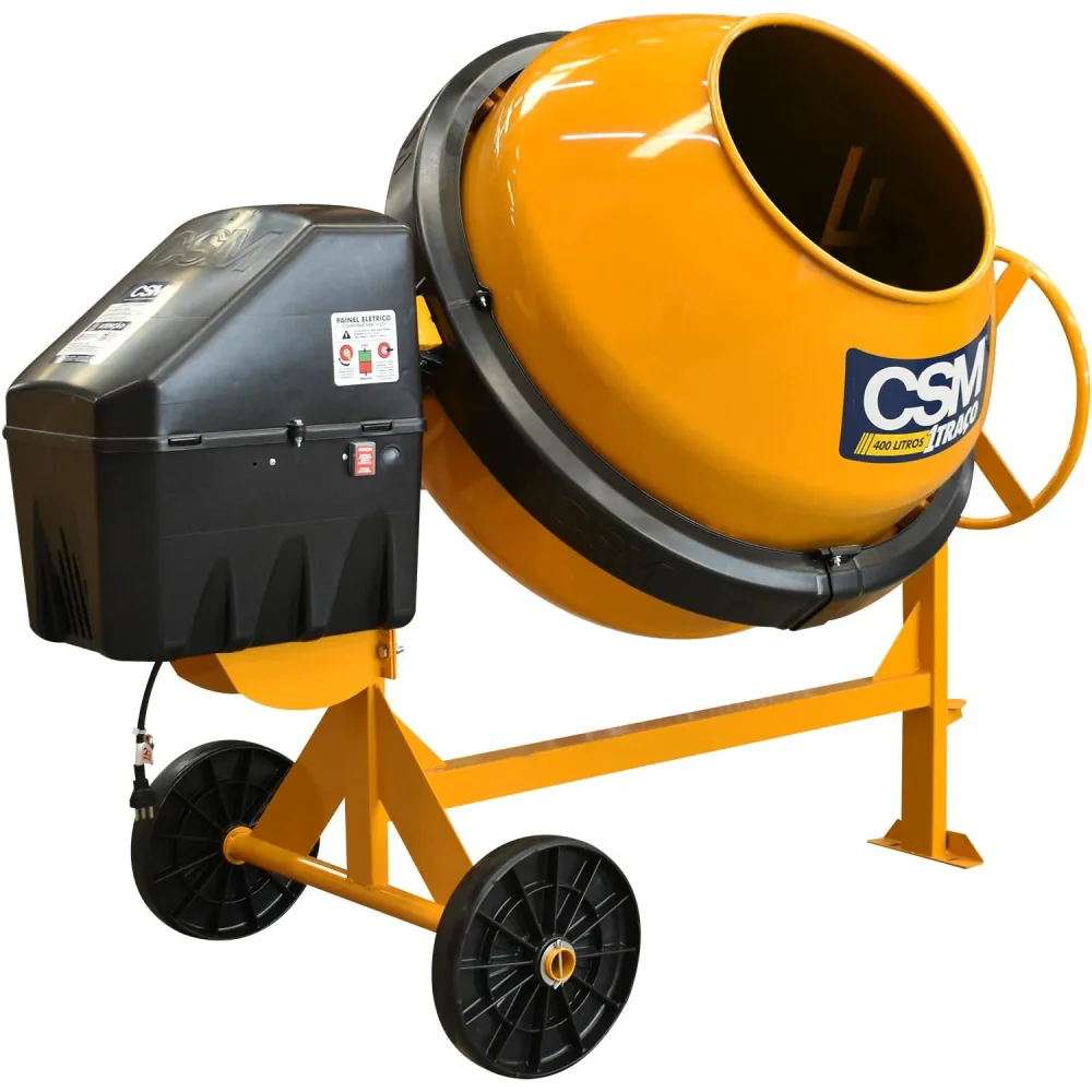 Betoneira 1 Traço 400 Litros com Motor 2Cv Monofásico Csm