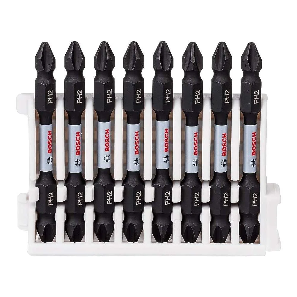 Bits Impact Phillips N2 Dupla 1/4X65Mm Jogo com 08 Peç - Bosch