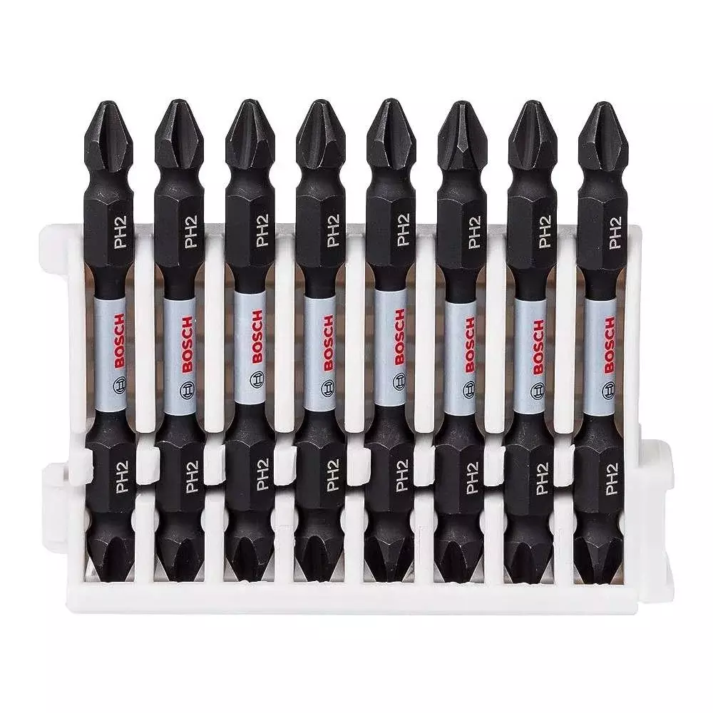 Bits Impact Phillips N2 Dupla 1/4X65Mm Jogo com 08 Peças - Bosch