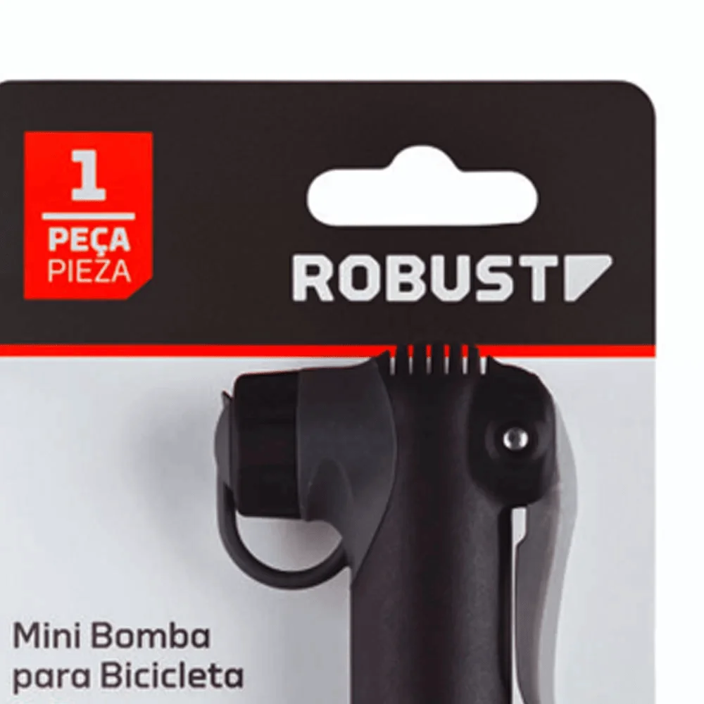Bomba de Ar para Encher Pneus - Robust