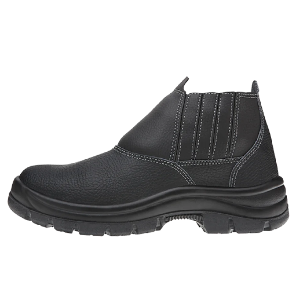Bota Raspa Biqueira de Aço 11Sfb48 Preta, Tamanho 43 Ca 43409 /Marluvas