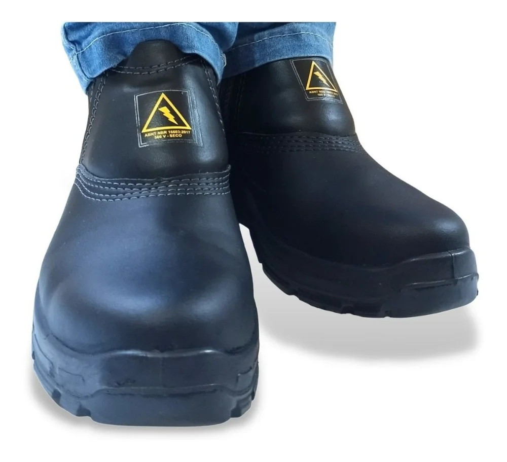 Botina Eletricista Microfibra Bico Pvc Belm4600 N°35 com Ca - Bracol