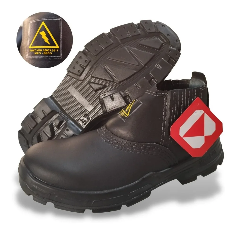 Botina Eletricista Microfibra Bico Pvc Belm4600 N°36 com Ca - Bracol