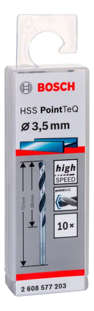Broca Aço Rápido 3,50Mm Hss Pointteq Bosch