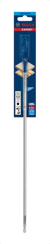 Broca Chata Self Cut 16X400Mm Haste 1/4 Expert /Bo