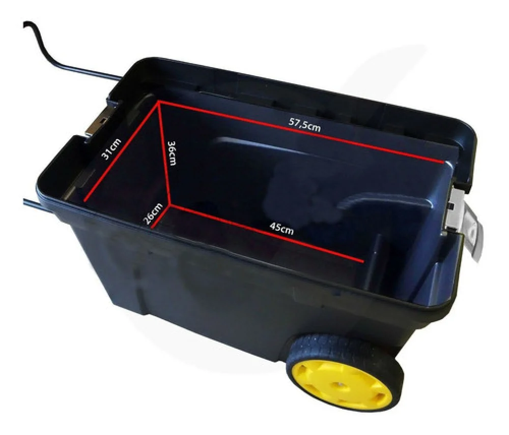 Caixa Plástica 22 com Roda Contractor - Stanley