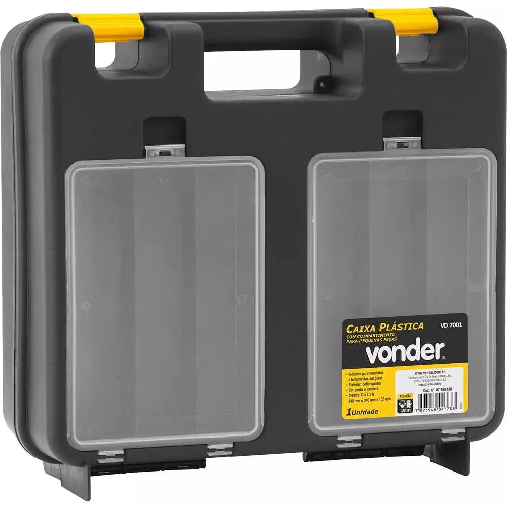 Caixa Plástica para Ferramentas Vd-7001 Vonder