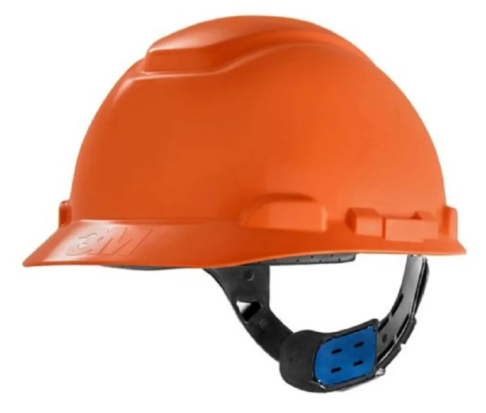 Capacete de Segurança Laranja 3M com Ajuste Fácil H-700 Ca 29638