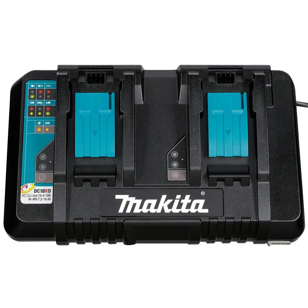 Carregador Duplo de Bateria 18V Makita Dc18Rd