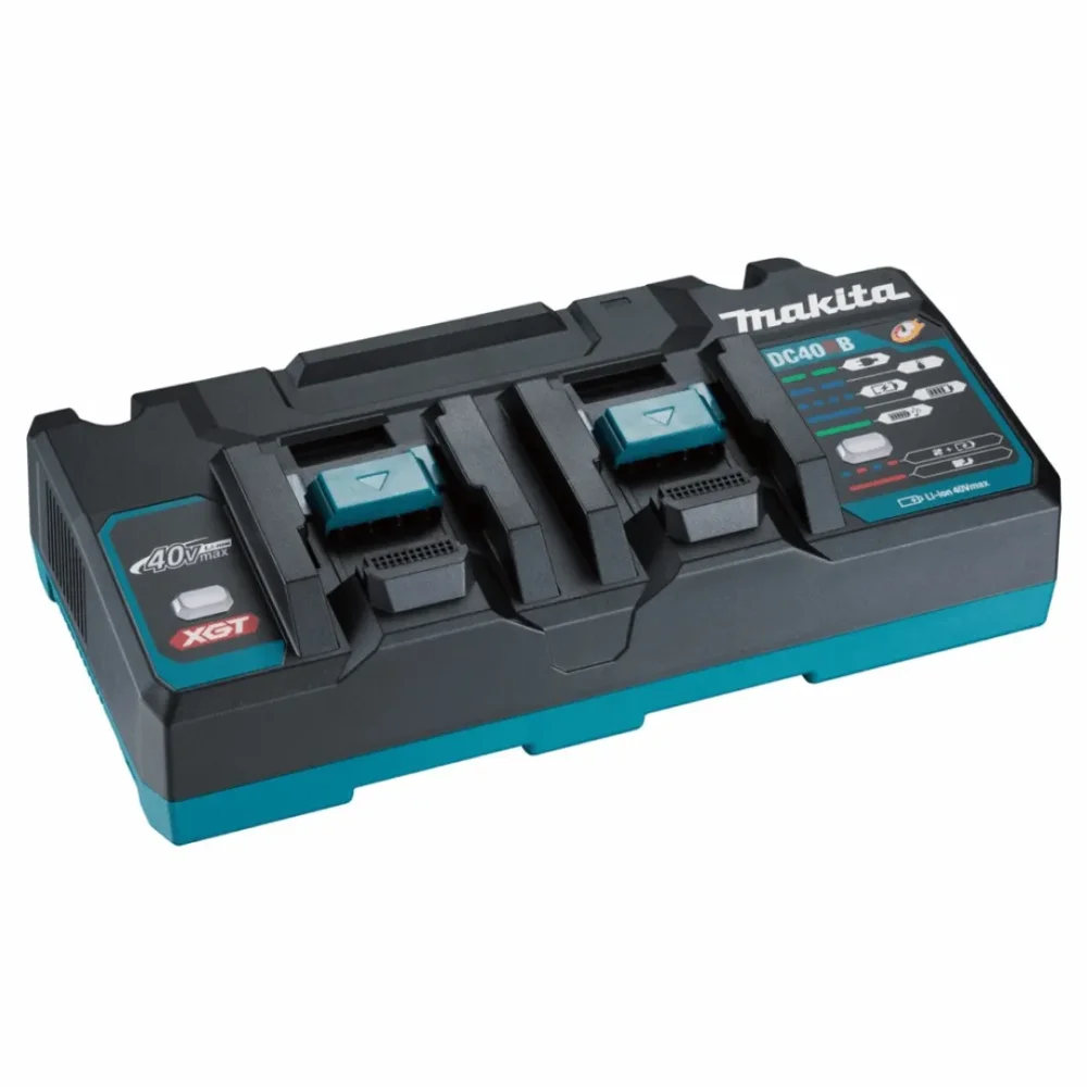 Carregador Duplo de Bateria Dc40Rb 40V Xgt Makita 191N19-5