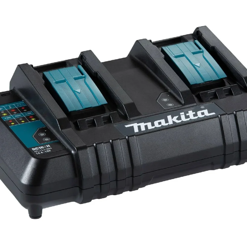 Carregador Duplo Makita Dc18Sh 18V Bivolt Original Profissional