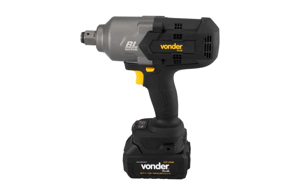 Chave de Impacto 3/4 com 2 Baterias e Carregador - Vonder