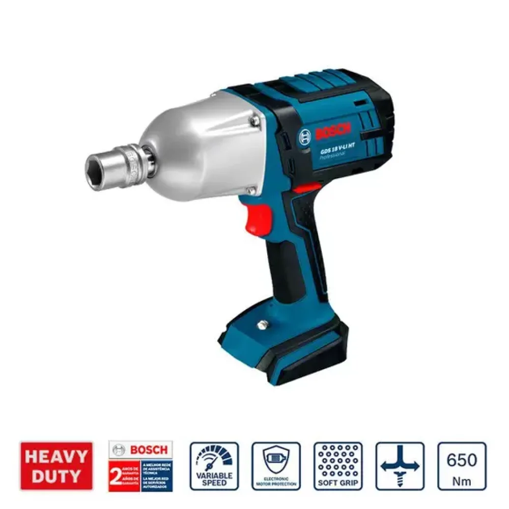 Chave de Impacto Gds 18V-Li Ht sem Bateria e sem Carregador - Bosch