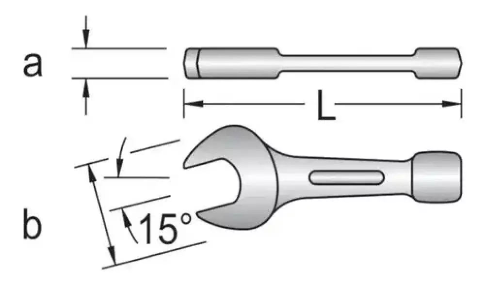 Chave Fixa de Bater 46 MM Gedore