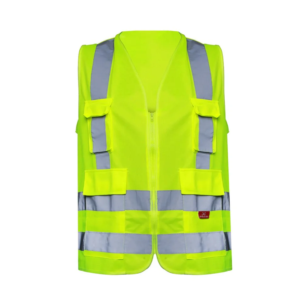 Colete Refletivo Steelflex 4 Bolsos Amarelo Xg