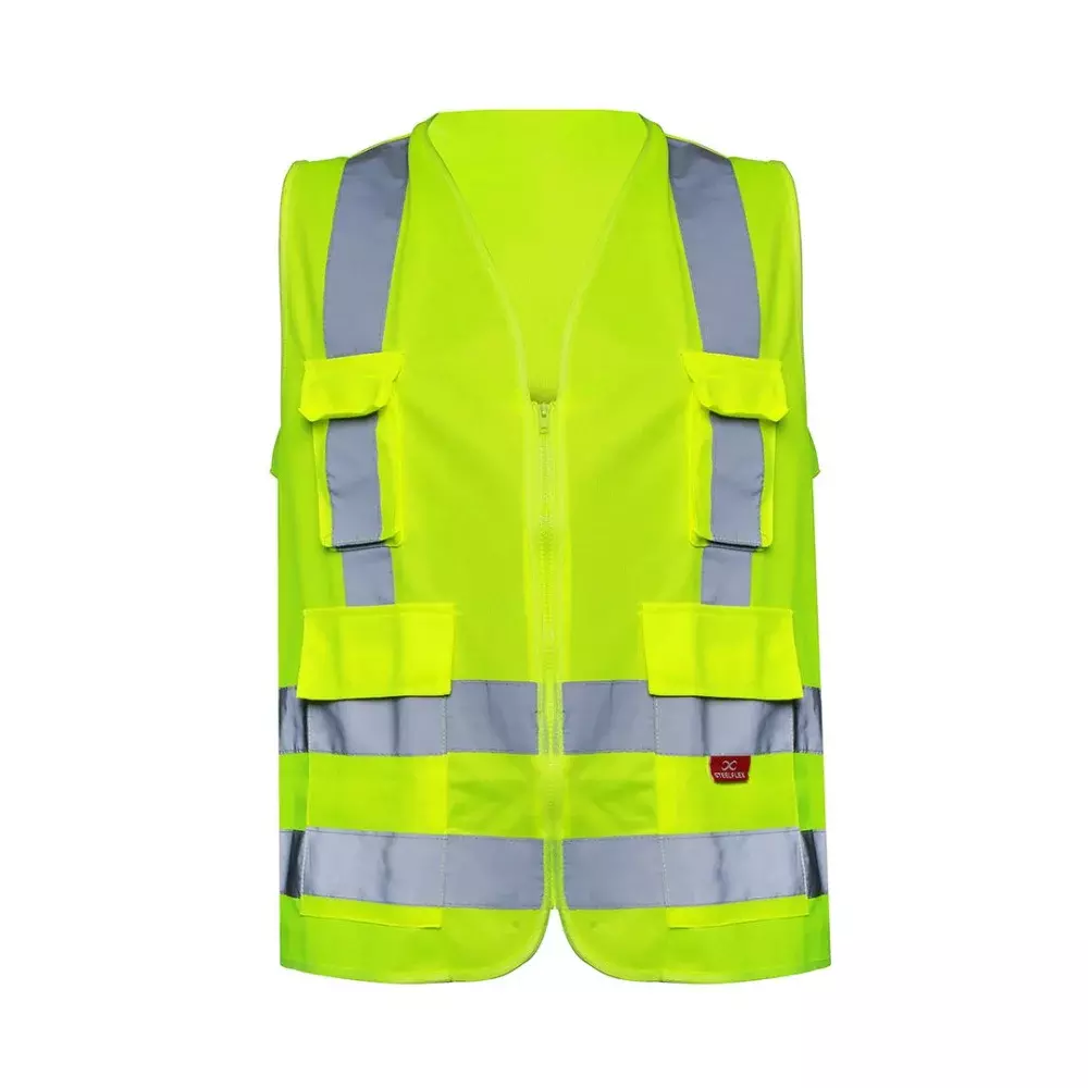 Colete Refletivo Steelflex 4 Bolsos Amarelo Xg