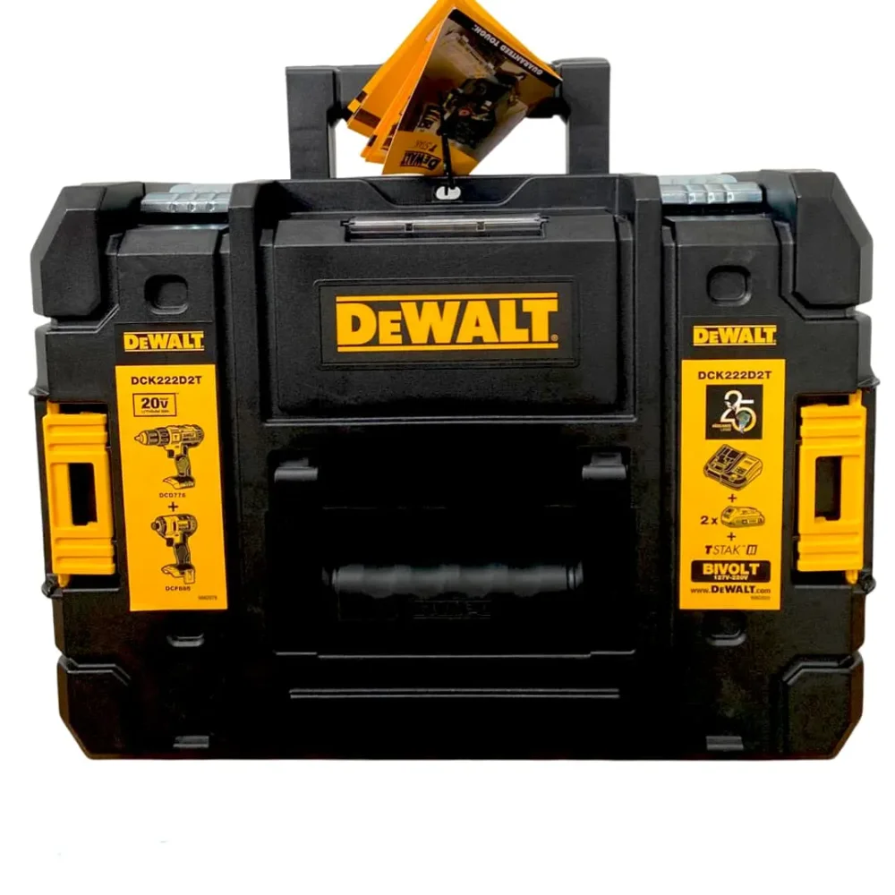 Combo Furadeira/Parafusadeira Dcd776 + Parafusadeira de Impacto Dcf885 - Dewalt