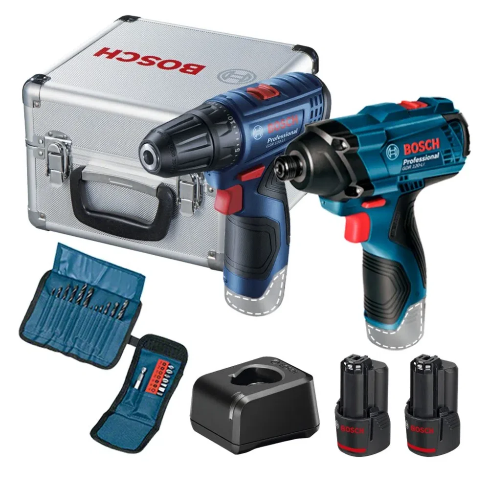 Combo Furadeira/Parafusadeira Gsr 120 + Chave de Impacto Gdr 120 Bosch