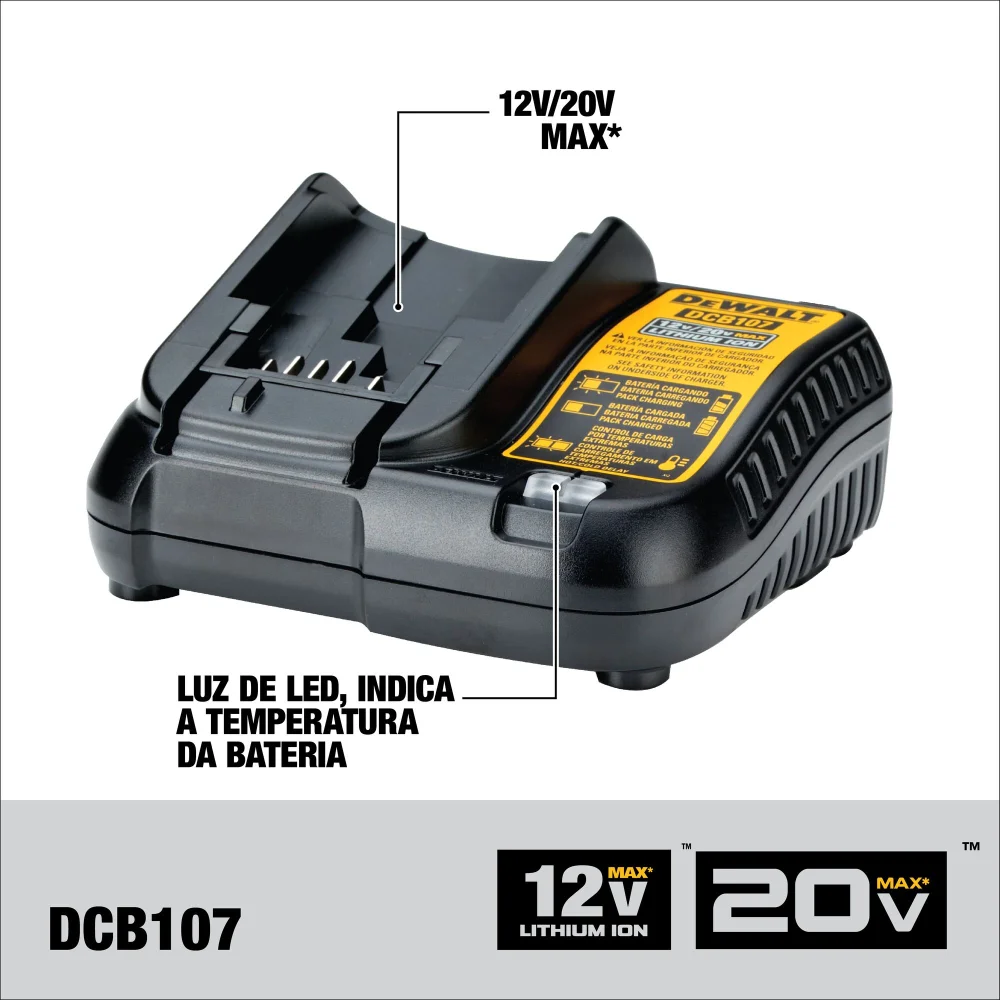 Combo Parafusadeira Dcf620 + Nível Laser Dce088 - Dewalt