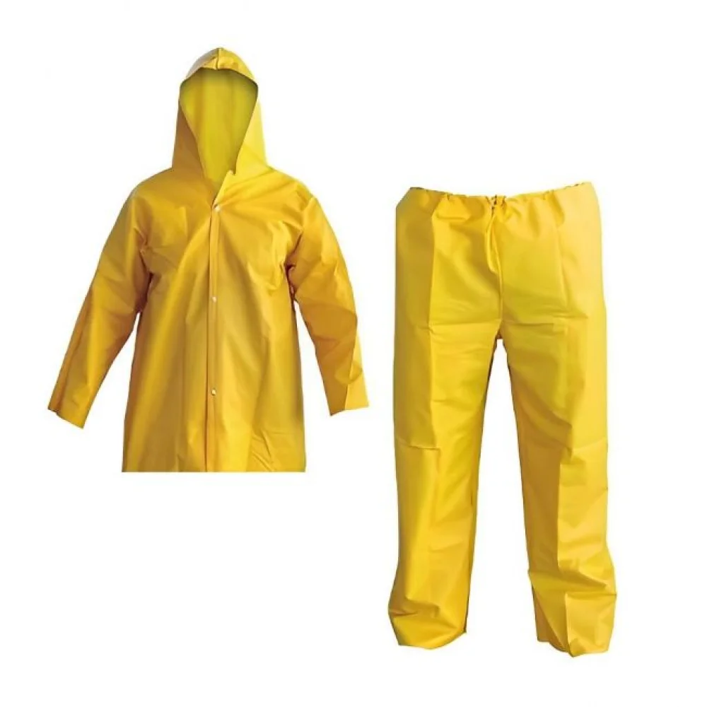 Conjunto de Pvc Forrado Amarelo Brascamp C.a. 28481