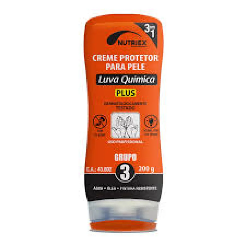Creme Protetor para Pele com Luva Química Grupo 3 200G - Nutriex