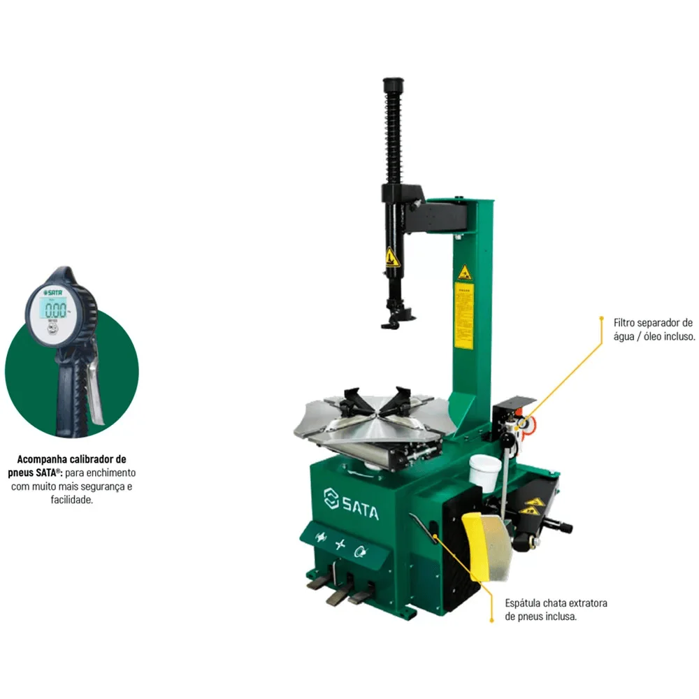 Desmontadora de Pneus Semiautomática Scae1021-La Sata