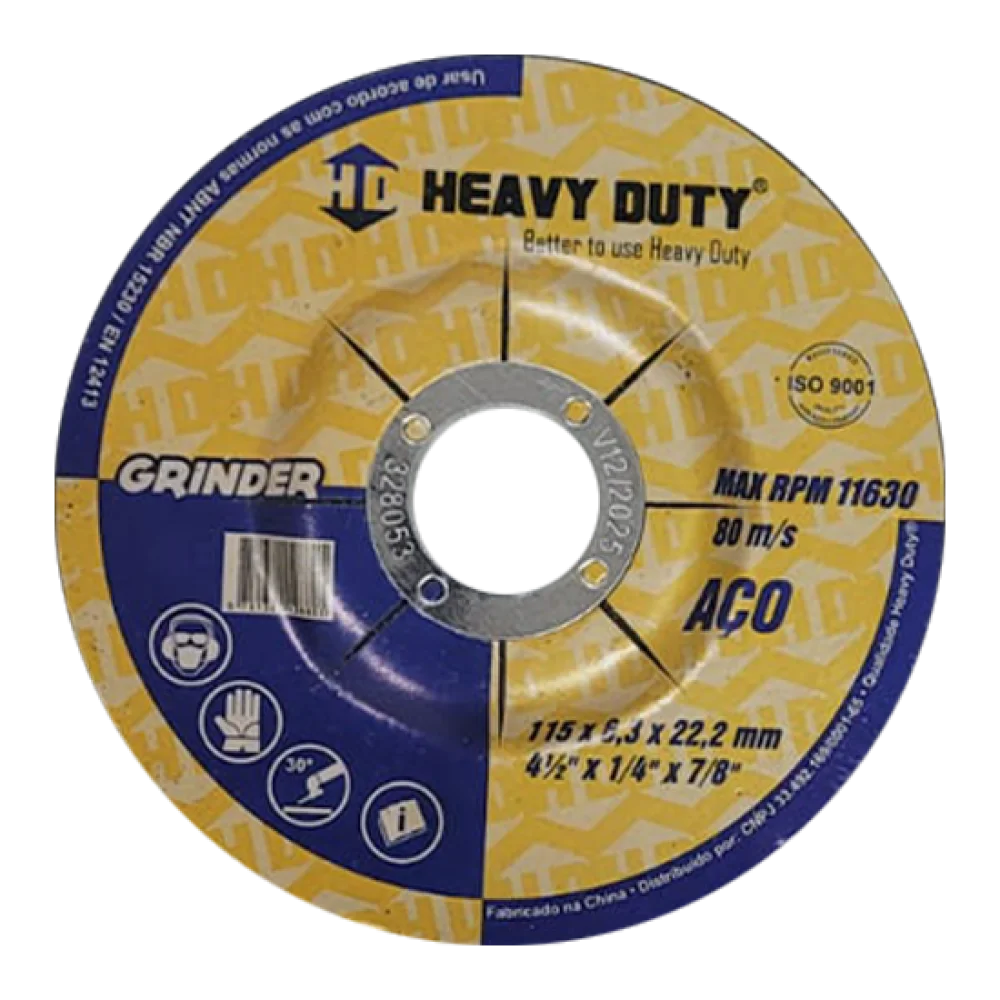 Disco de Desbaste 4.1/2 X 1/4 X 7/8 - Heavy Duty