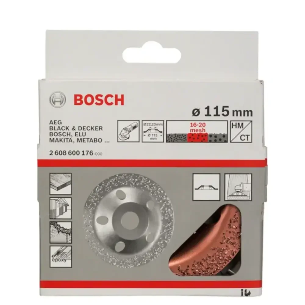 Disco Metal Duro de Desbaste Carbide/ Bosch