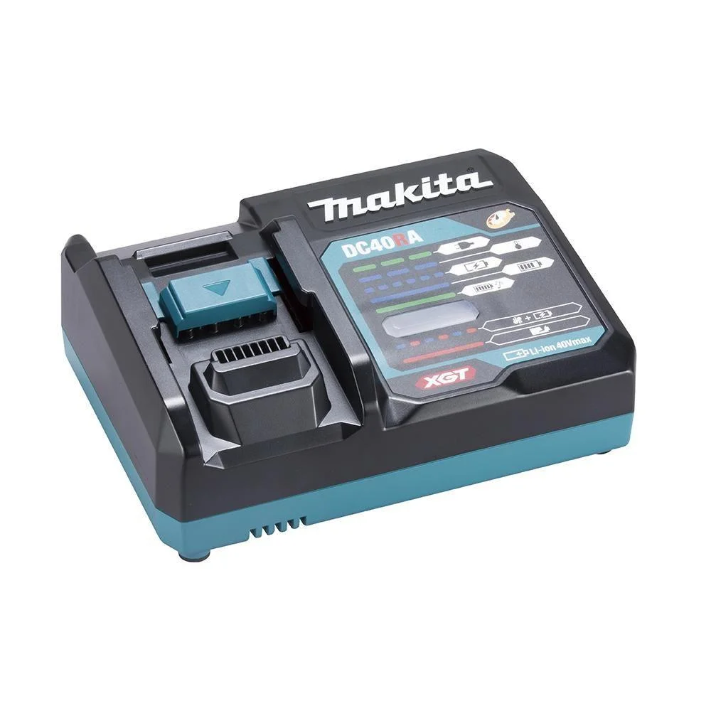 Esmerilhadeira Angular 4.1/2" Ga012Gm201 com 2 Baterias 40V Carregador e Maleta - Makita