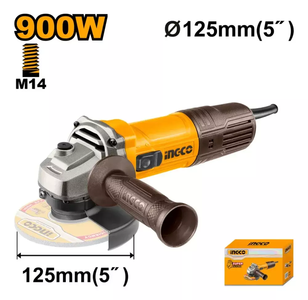 Esmerilhadeira Angular 5" 900W 220V Ingco Ag90028-9