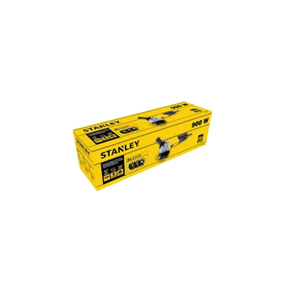 Esmerilhadeira Angular 900W C/ 3 Discos Stgs9115D - Stanley