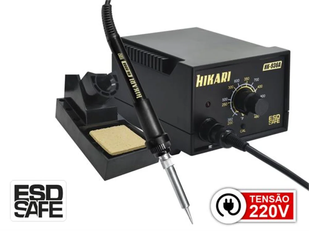 Estação de Solda Analógica Hk-936A 220V Hikari