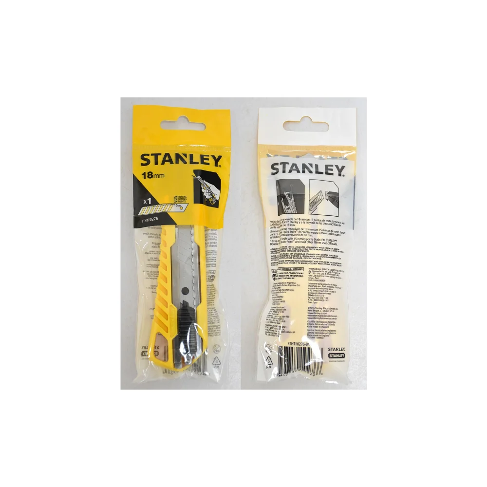 Estilete com Trava Automática 18Mm Stht10276-840 Stanley